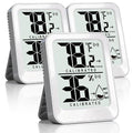 3 Pack Room Thermometer Indoor Hygrometer Digital Mini Humidity Meter Gauge by AyayaBoss