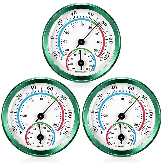 Weewooday 3 Pcs Indoor Outdoor Thermometer 2 in 1 Mini Home Temperature by Weewooday