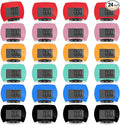 Copkim 24 Pcs Pedometer for Walking Bulk LCD Step Counter by Copkim