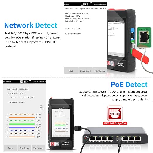 Multifunction Network Caber Tester, UTP Ethernet Cable Tester, Cable Tracer - Image 5