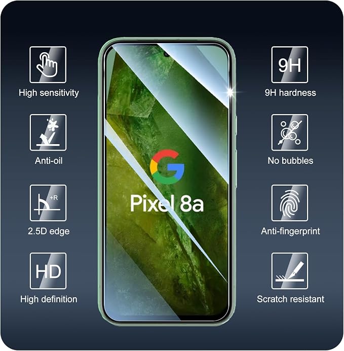 3+3+1-Pack, Screen Protector and Camera Lens Protector - Image 3