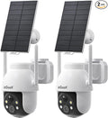 ieGeek Solar Security Cameras Wireless Outdoor, 2K WiFi Camera by ieGeek