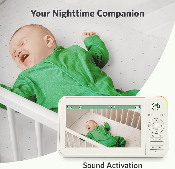 LeapFrog LeapView Twoo Video Baby Monitor, 5-Inch Screen, 360° Coverage Owl - Image 8