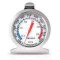 Stainless Steel Oven Thermometer 50-300°C/100-600°F, Analog Instant Read by PECULA