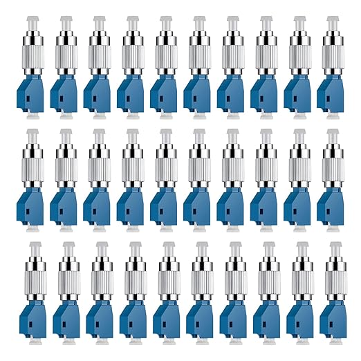 30 Pcs Visual Fault Locator Fiber Adapter, Fiber Optic Connector, Single Mode by Moocci