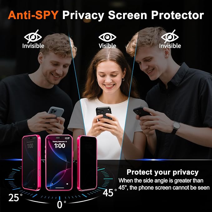 for iPhone 14 Plus Case with Privacy Screen Protector and Camera Protection - Image 7