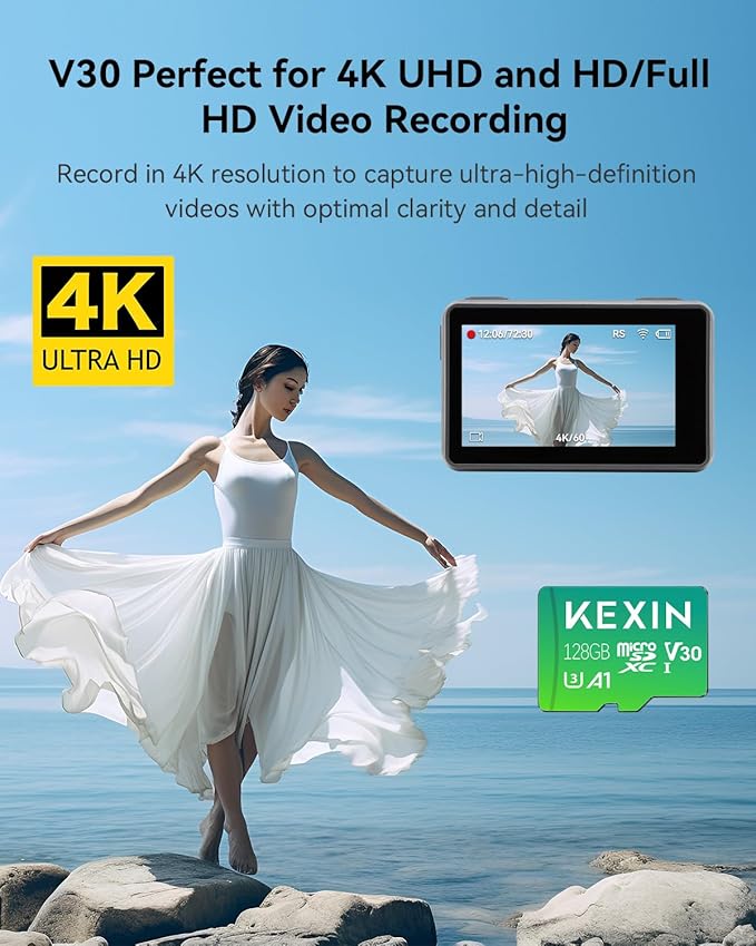 KEXIN 128GB Micro SD Card 3 Pack - Image 2