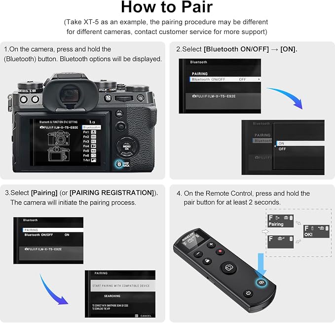 for Fujifilm Rechargeable Camera Remote Control Wireless Shutter Release - Image 8
