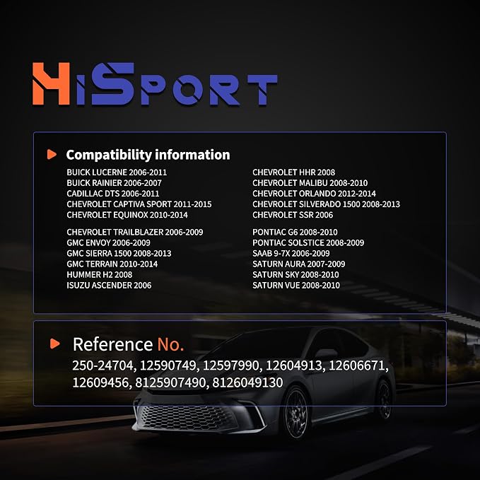 HiSport 250-24704 Oxygen Sensor Compatible - Image 3