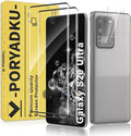 2+2 Pack for Samsung Galaxy S20 Ultra Screen Protector and Camera Protector by JavoYion
