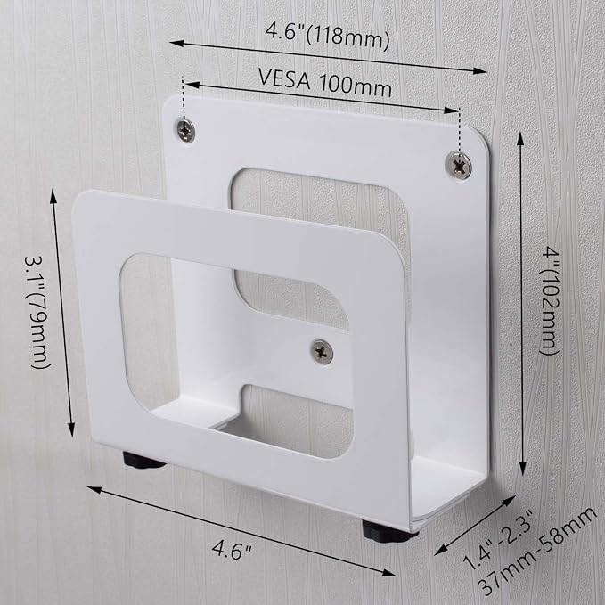 Adjustable Cable Box Mount Small Modem Wall Mount - Image 2