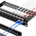 iwillink 10Gbps Cat6A Patch Panel 12 Port, Keystone Patch Panel UTP 10-Inch by IWILLINK
