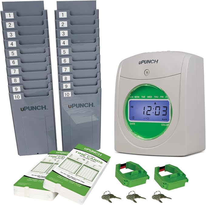 uPunch HN3500 Advanced Time Clock Bundle by uPunch