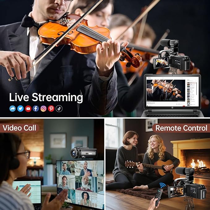 8K Video Camera Camcorder 88MP UHD WiFi Vlogging Cameras - Image 5