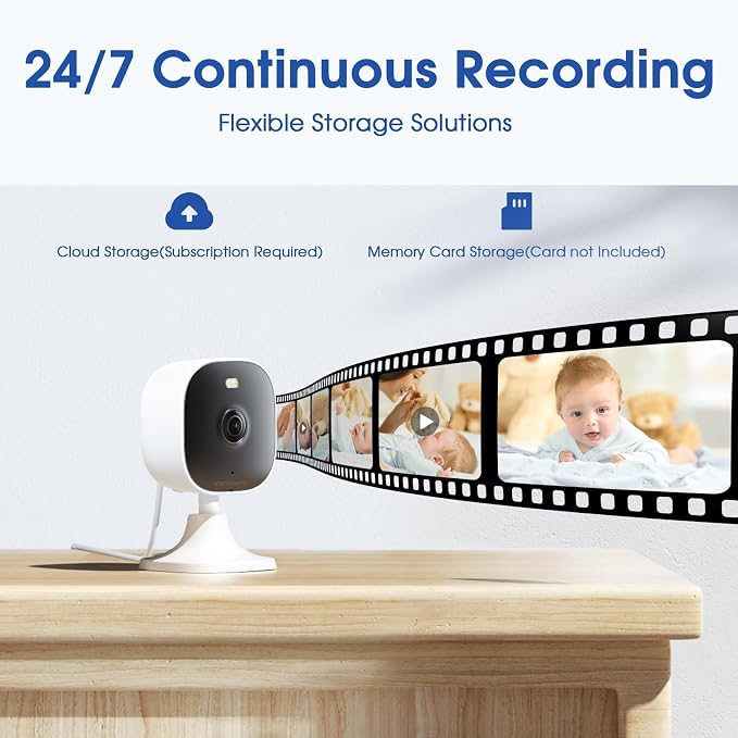 4MP Indoor Cameras for Home Security Outdoor, Home Security Camera System - Image 7