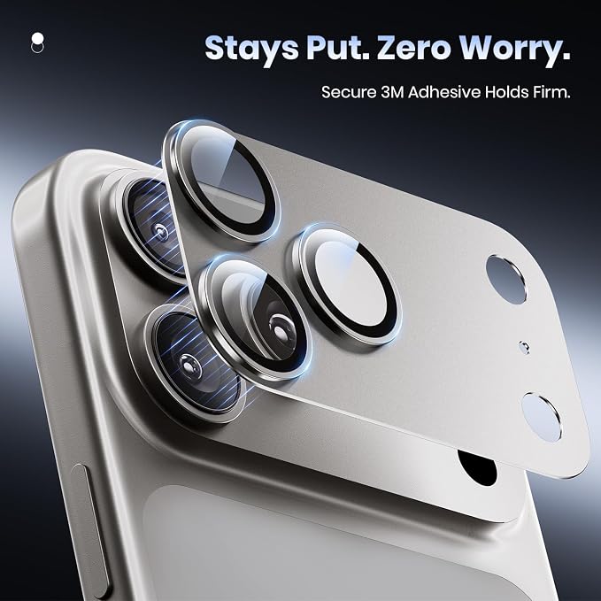 Hoerrye for iPhone 17 Pro Camera Lens Protector - Image 5