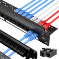 24 Port Patch Panel, Keystone Patch Panel 24 Port Loaded by LinkNexa