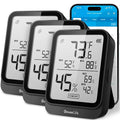 GoveeLife Hygrometer Thermometer H5104 3Pack, Remote LCD Digital Hygrometer by GoveeLife