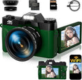 75MP Digital Camera, 4K WiFi Vlogging Camera by SMARTKLIK