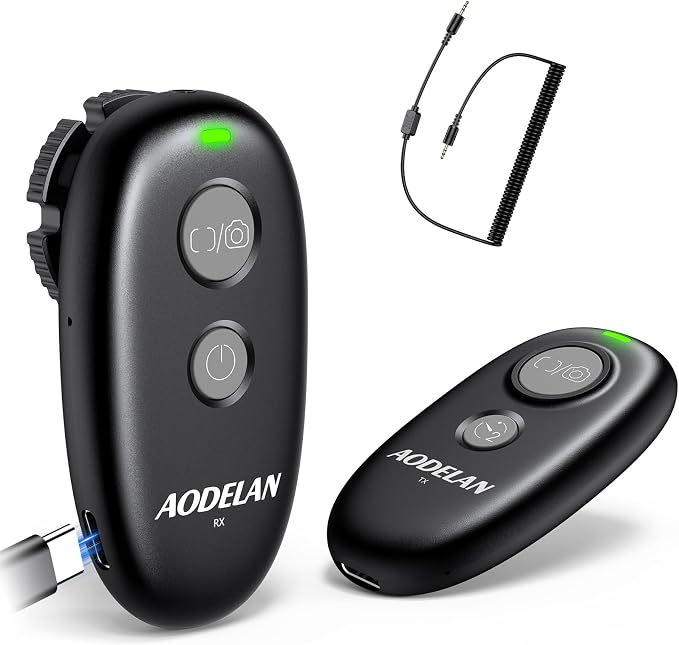 for Panasonic Camera Rechargeable Remote Shutter Release by AODELAN