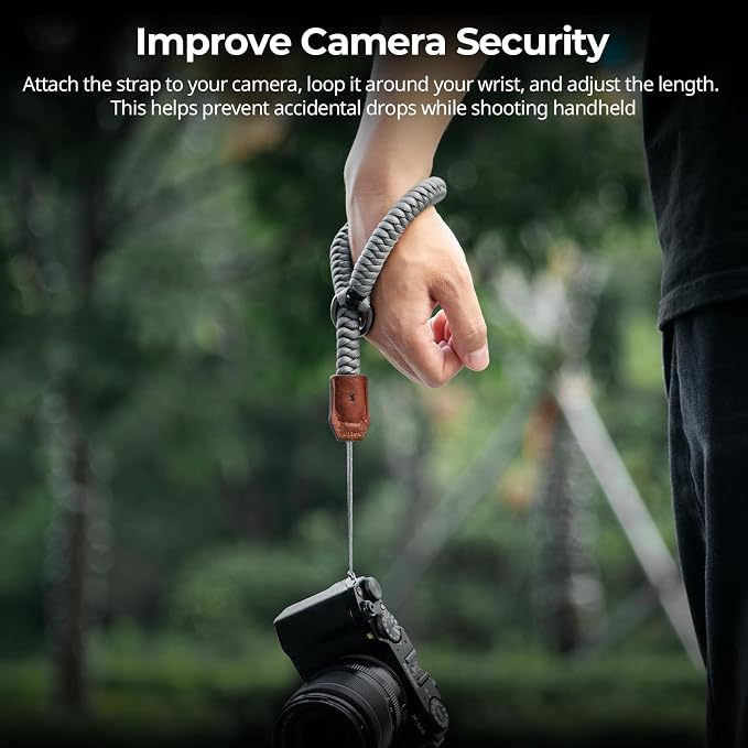 SMALLRIG Camera Wrist Strap, Universal Braided Camera Hand Strap, Adjustable - Image 4