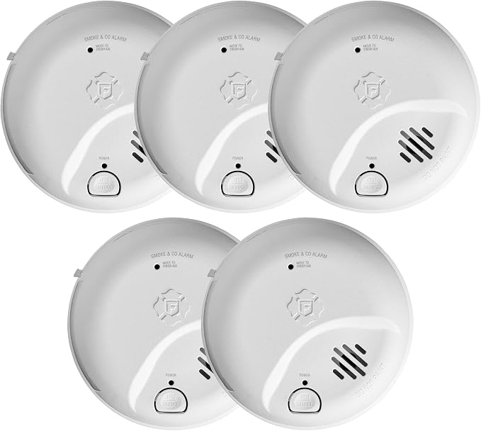 BRK First Alert SMICO100-AC Interconnect Hardwire Combination Smoke & Carbon by BRK