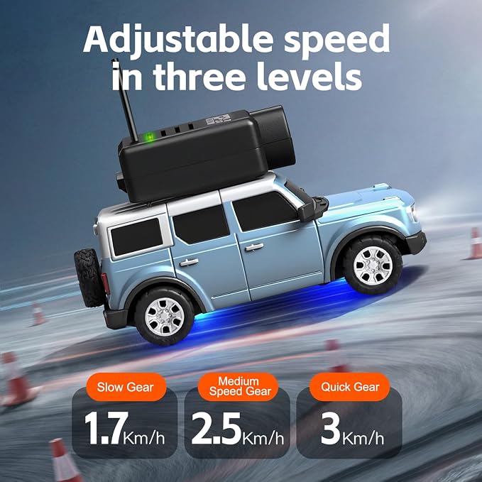 WLtoys 1:64 Mini RC Cars, 2.4G FPV Remote Control Toy Car - Image 6