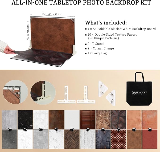 Photo Backdrop Boards, Flat Lay Background - Image 2