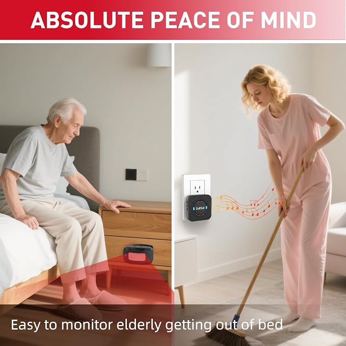 Motion Sensor Bed Alarm for Elderly Care - Image 3