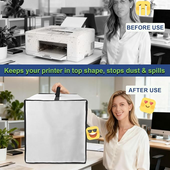 Printer Cover for Brother Printer, Waterproof Anti-Static Thick printer Dust - Image 4