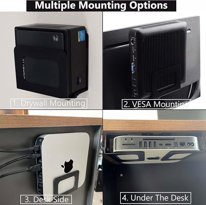 Adjustable Cable Box Wall Mount Small Device Modem Wall Mount Holder - Image 4