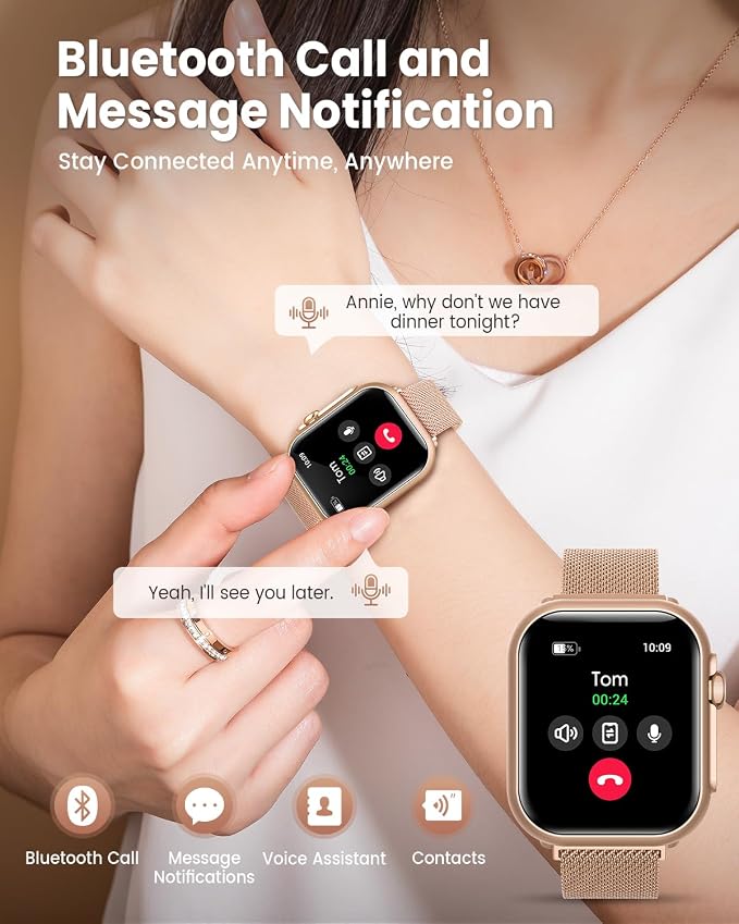 Smart Watch for Women for iPhone Android: 1.85"Smartwatch - Image 5