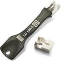 NTW NL-LCPBK100-WH Net-Lock Locking LC Port/Dust Blocker by NTW