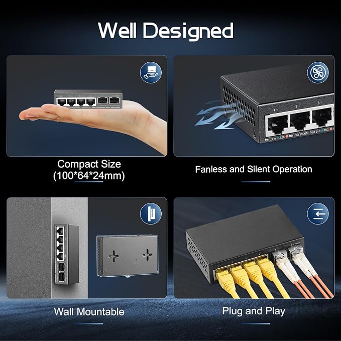 Binardat 4 Port 2.5G Switch - Image 5