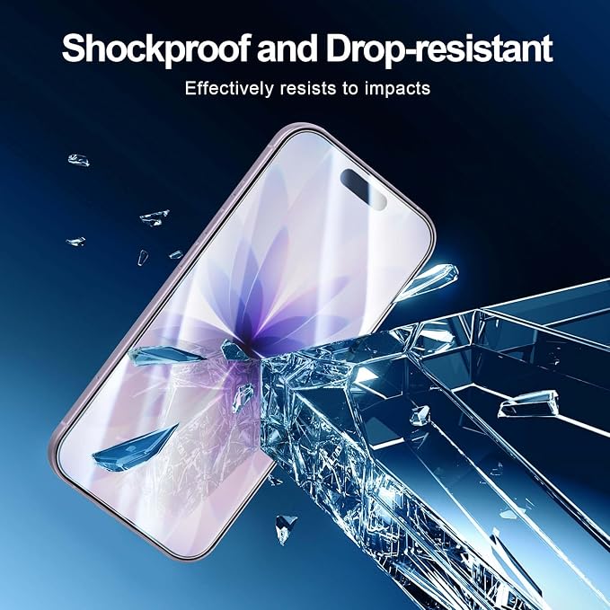NEW'C 3x Screen Protector for iPhone 17+ 3x Camera Lens Protector, Sensor - Image 6
