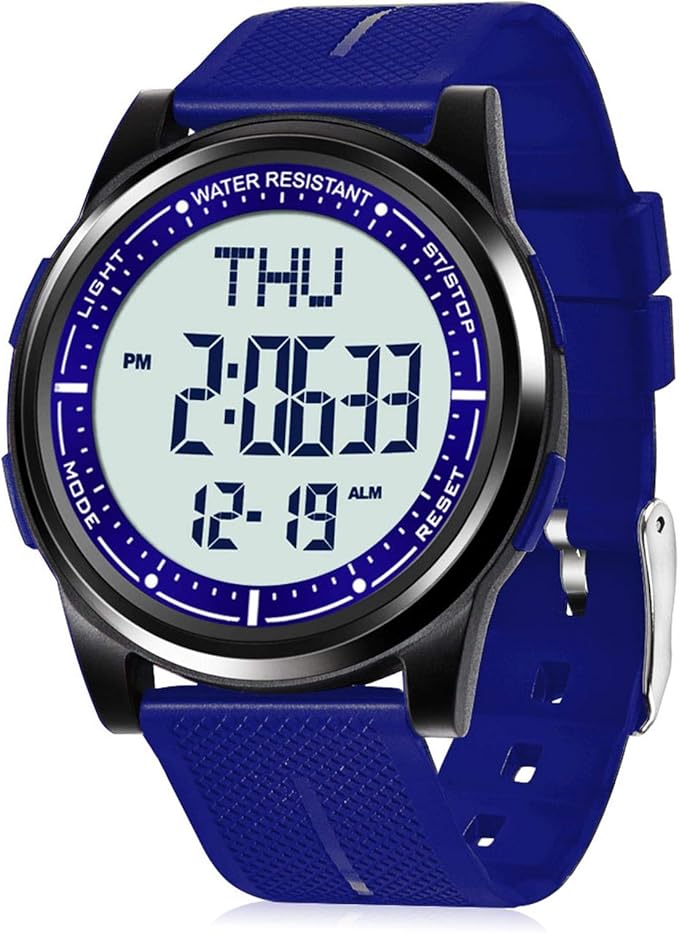 Beeasy Digital Watch for Men Women, 50M Waterproof, Ultra-Thin & Lightweight by Beeasy