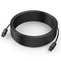 Optical Audio Cable 35 feet, Digital Audio Optical Cable Ultra-Thin Cord by DteeDckDirect
