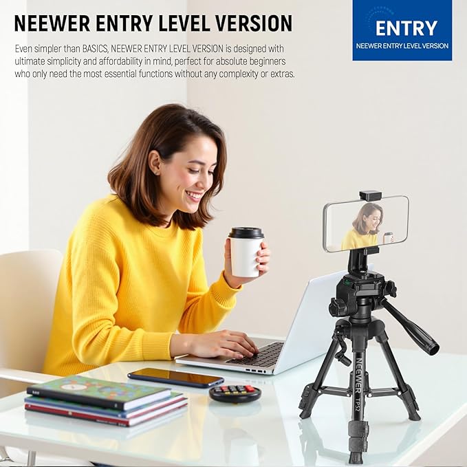 NEEWER Entry Level Version Mini Desk Phone Tripod Compatible - Image 2
