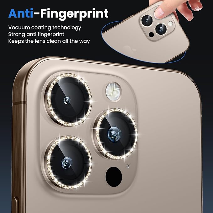 WSKEN for iPhone 16 Pro/iPhone 16 Pro Max Camera Lens Protector - Image 4
