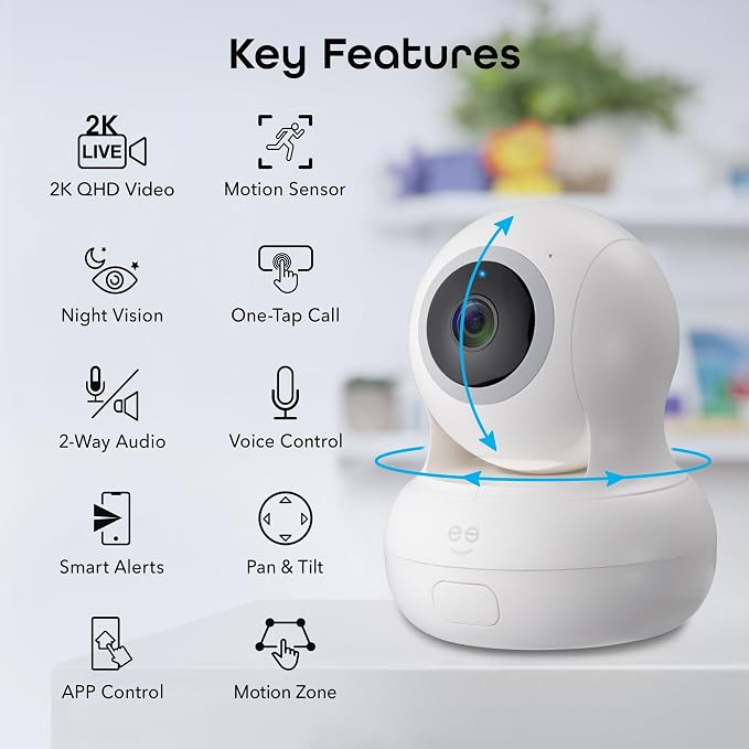 Geeni Sentinel Smart 2K Indoor Security Camera - Image 2
