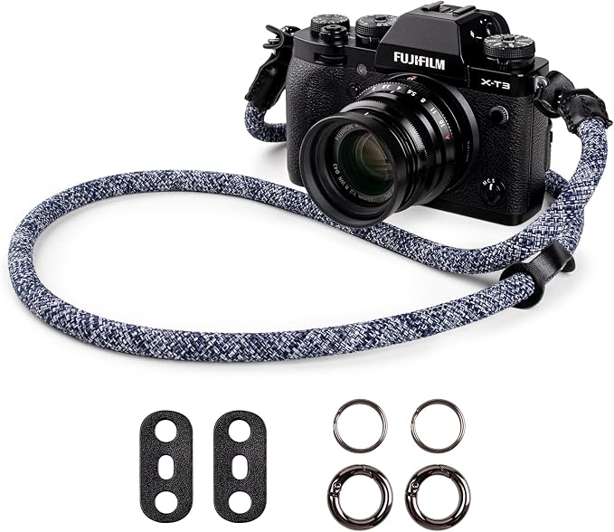 VOVMOEYA Nylon Braided Camera Rope Strap, Camera Neck Shoulder Strap by VOVMOEYA