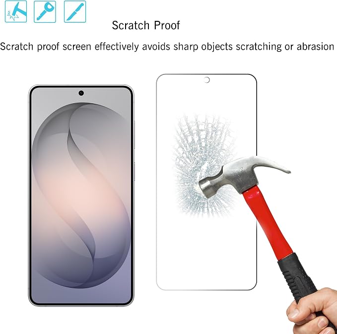 Ailun Glass Screen Protector for Galaxy S26+ / S26 Plus 3Pack+2Pack Camera Lens - Image 3