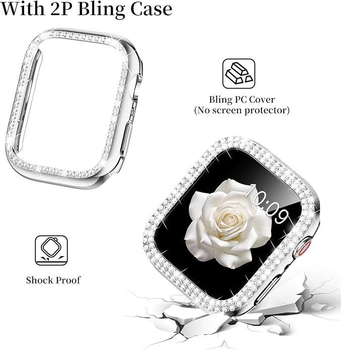 Mosonio Compatible with Apple Watch Band 38mm 40mm 41mm 42mm 44mm 45mm 46mm - Image 5