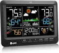 Weather Station Indoor Outdoor Thermometer Wireless, Home Atomic Clock by UUNNI