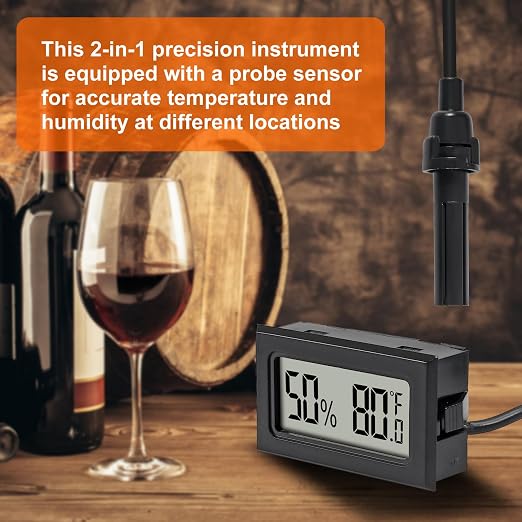 6Pcs Mini Digital Thermometer Hygrometer Gauge Indoor - Image 7