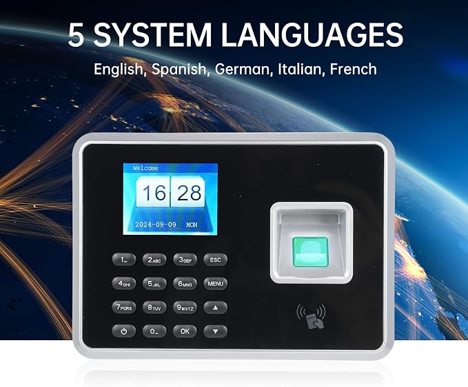BISOFICE Biometric Time Clock Attendance Machine - Image 6