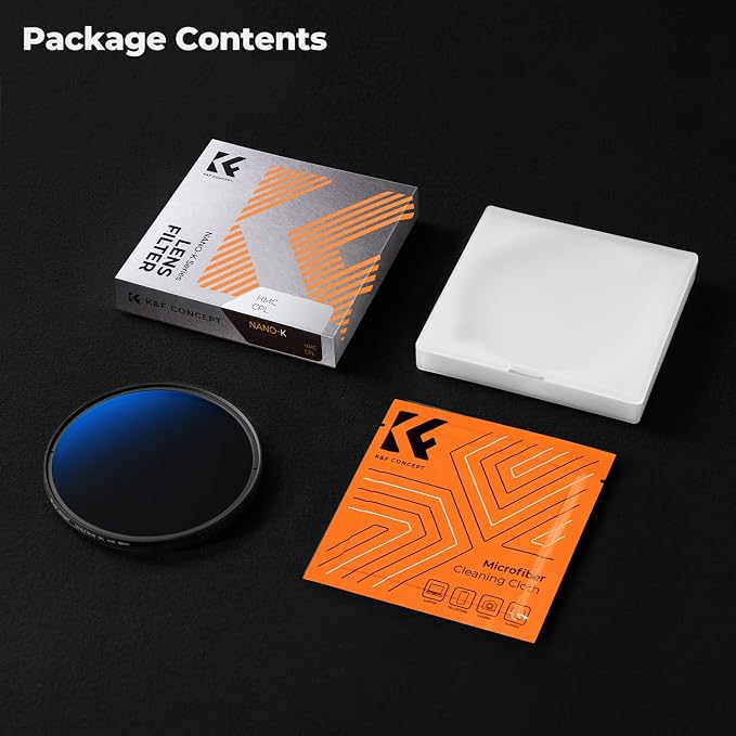 K&F CONCEPT 46mm Circular Polarizer Filter Ultra-Slim 18 Multi-Coated Optical - Image 7