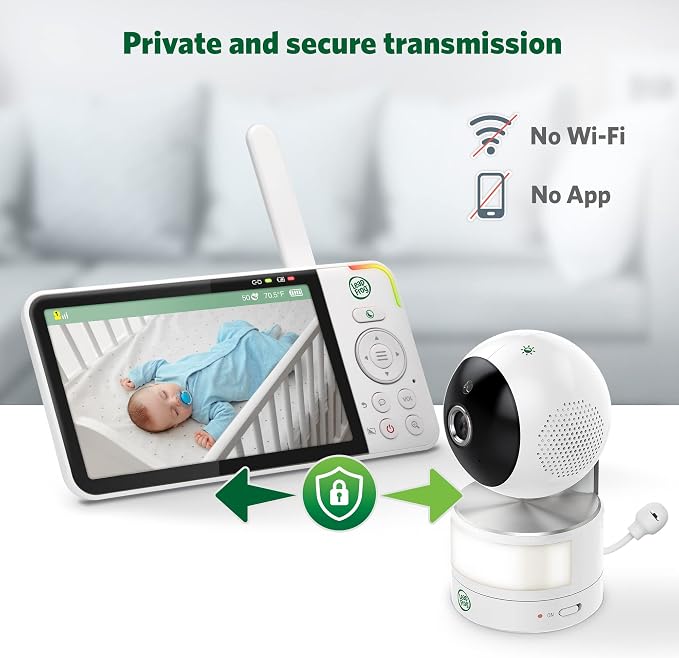 LeapFrog LF915HD Baby Monitor, 5” 720p Screen, 360° Pan & Tilt - Image 14