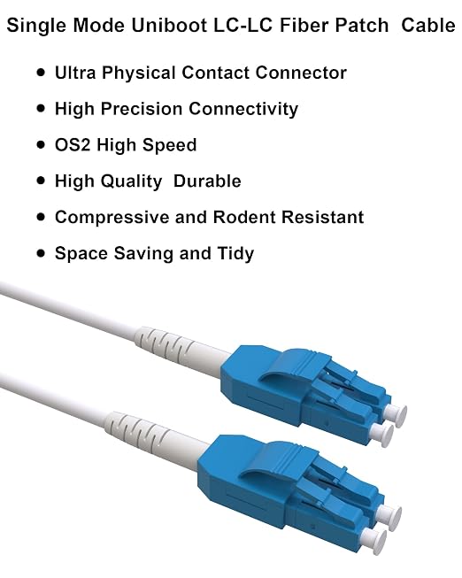 OS2 Uniboot LC to LC Outdoor Armored Fiber Patch Cable, Single Mode 1G/10GB - Image 6