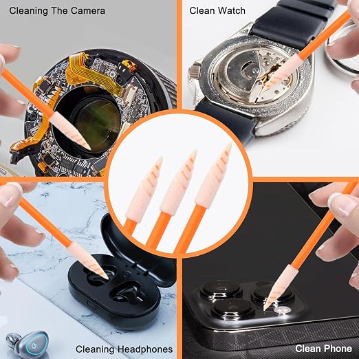 Wellgler's 200pcs Foam Cleaning Swabs - Image 3